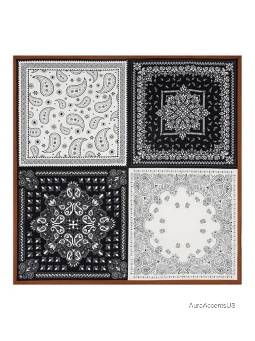 Large 70x70cm Square Satin Scarf Floral Print - Polyester Hair Neck Scarf